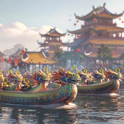 3d-rendered-photos-dragon-boat-festival-dragon-boat